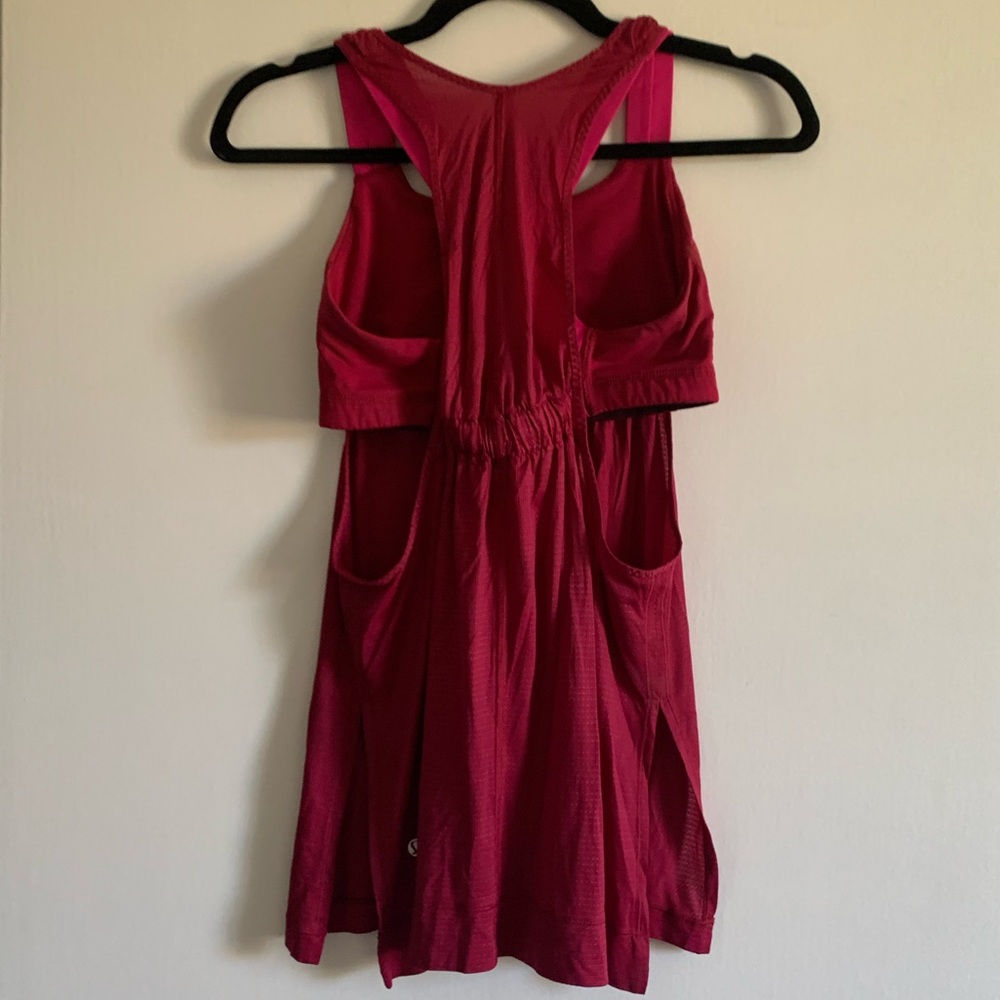 Lululemon Athletica Bumble Berry Stash It Running Tank size 6 EUC - Picture 14 of 16